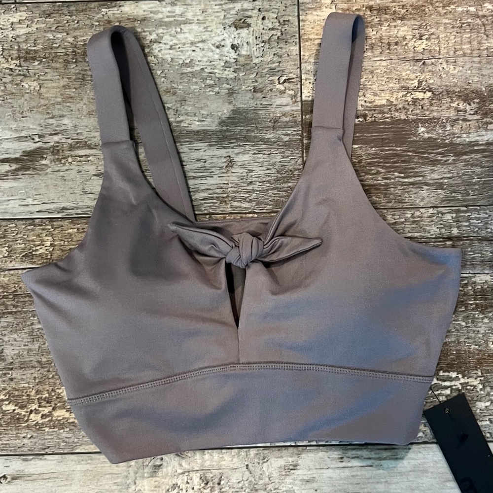 COPY - Mono b sports bra top women’s size L grey